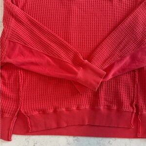 American Eagle Outfitters Vibrant Red Knit Sweater